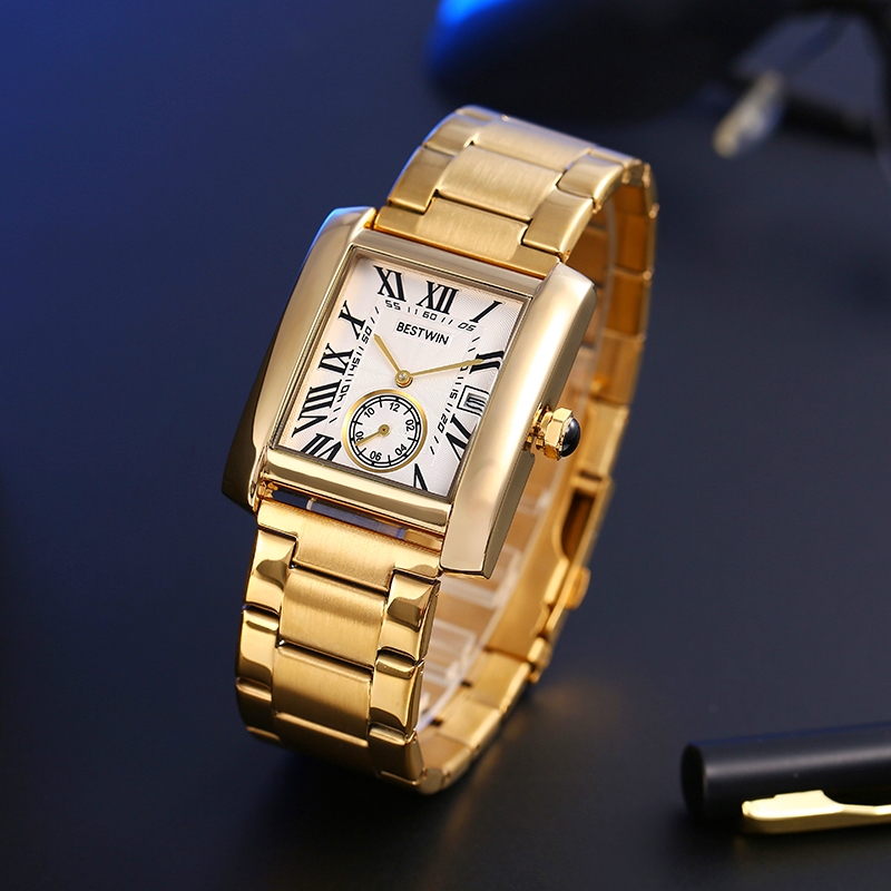Luxury Watch White - Luxury Men's Watch Men's Gold White