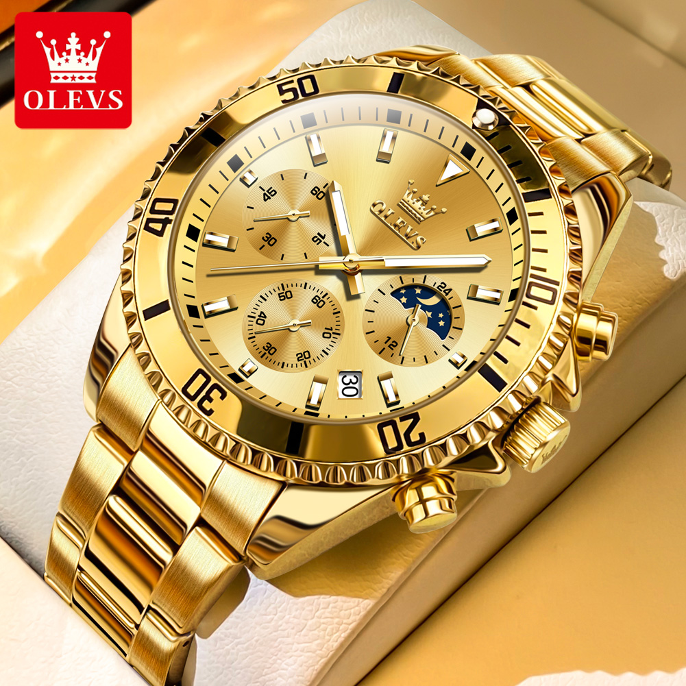 OLEVS 2870 Men Watch Luxury Or - Luxury Watch Hd 评论和价格