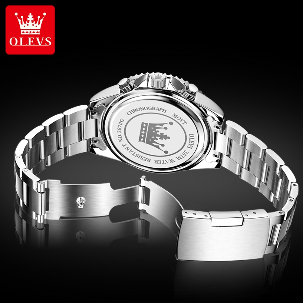 OLEVS 2870 Men Watch Luxury Or - Luxury Watch Hd 评论和价格