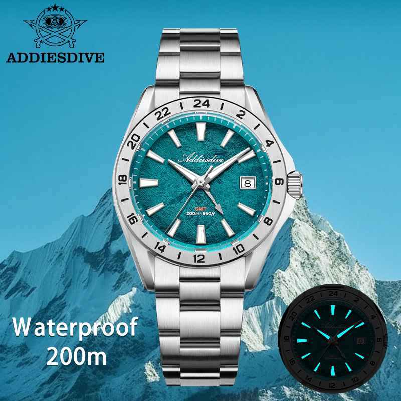 ADDIESDIVE Synthetic Sapphire  - Guilloché Dial Watch 评论和价格