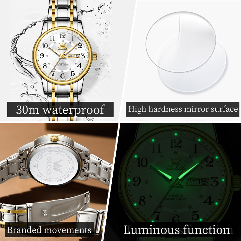 OLEVS 2891 Luxury Brand Fashio - Luxury Watch Cheap 评论和价格
