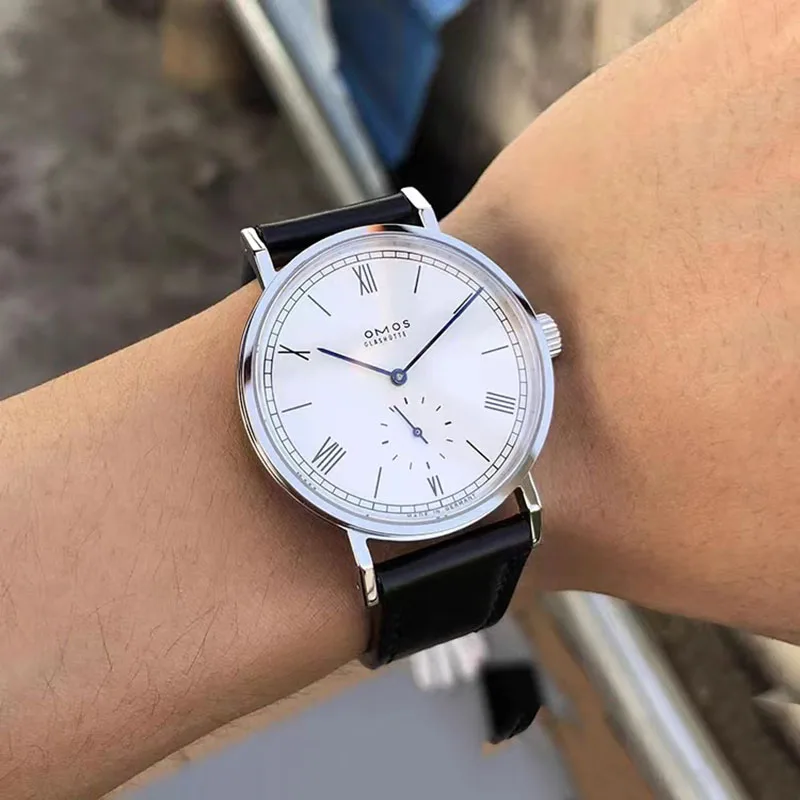 Men's 38mm automatic mechanica - Guilloché Dial Watch 评论和价格