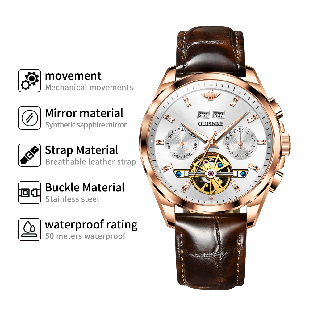 OUPINKE Men Watch Luxury Brand - Luxury Watch Hd 评论和价格