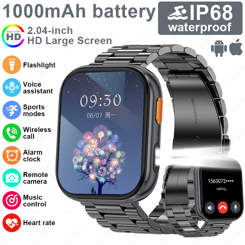 LIGE New Military Outdoor 1000 - Luxury Watch Hd 评论和价格