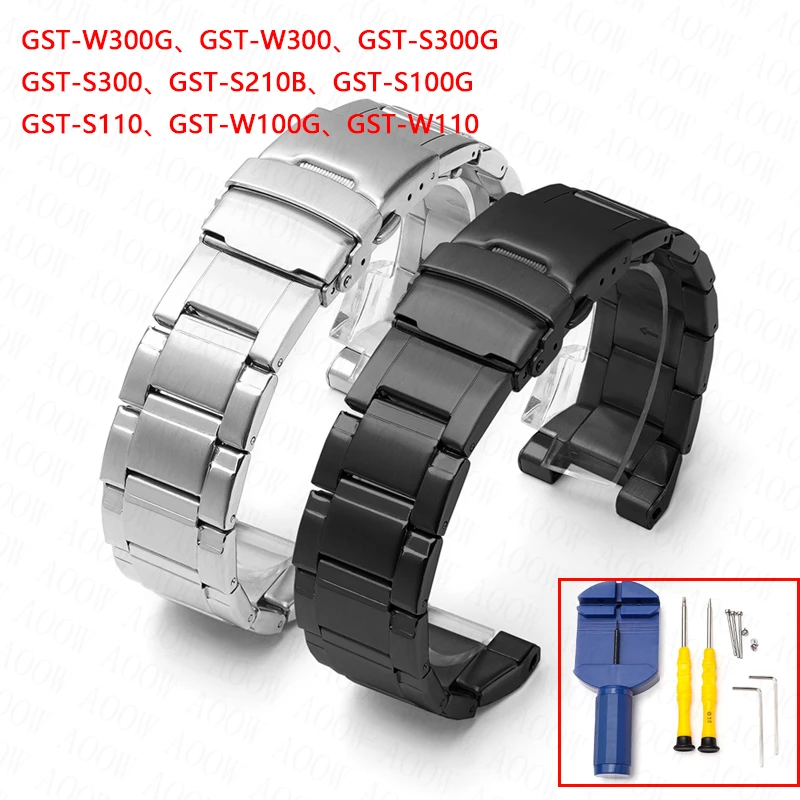 Stainless Steel Strap Watchban - Luxury Watch G Shock 评论和价格