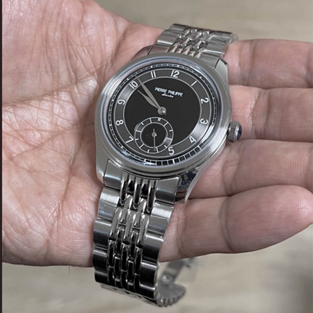 High-end men's 38MM watch blac - Guilloché Dial Watch 评论和价格