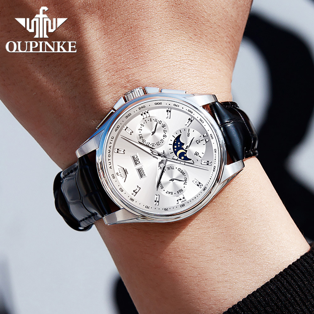 OUPINKE 3189 Men Watch Brand L - Luxury Watch Hd 评论和价格
