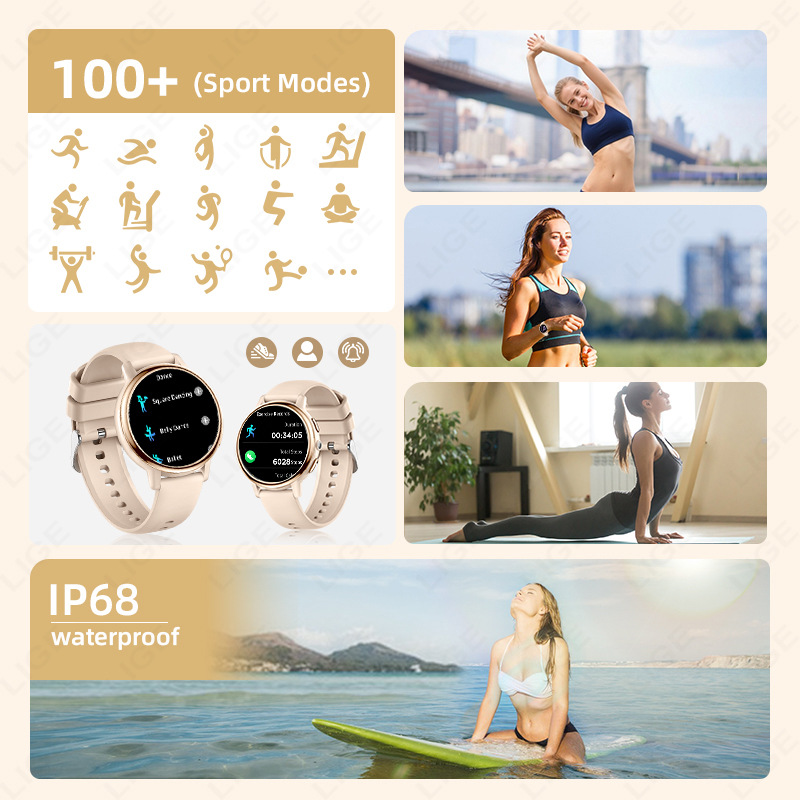 2026 LIGE Women Smart Watch Lu - Luxury Watch Hd 评论和价格