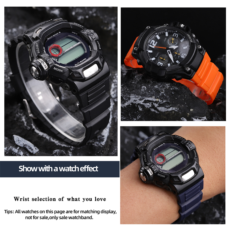 16mm Special Raised Silicone R - Luxury Watch G Shock 评论和价格