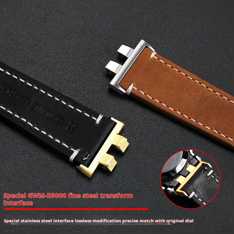 GMW-B5000 Vintage Cowhide stra - Luxury Watch G Shock 评论和价格
