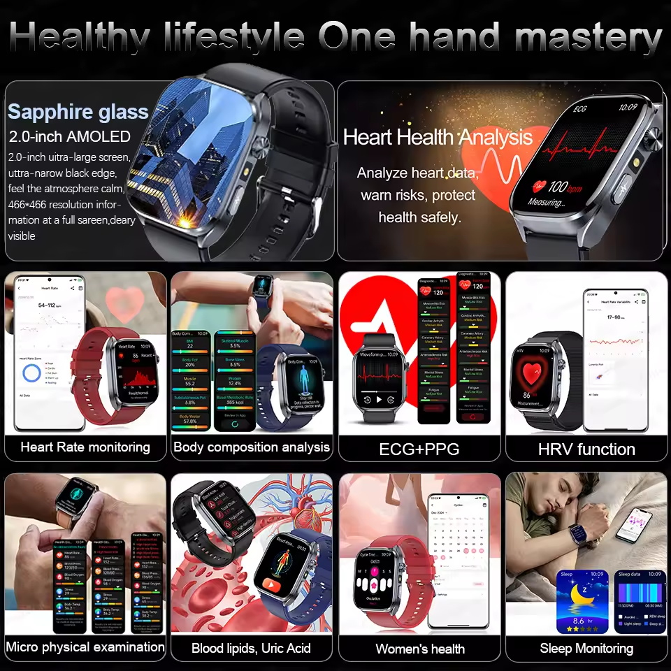 2026 New AI Health Detection E - Luxury Watch G Shock 评论和价格