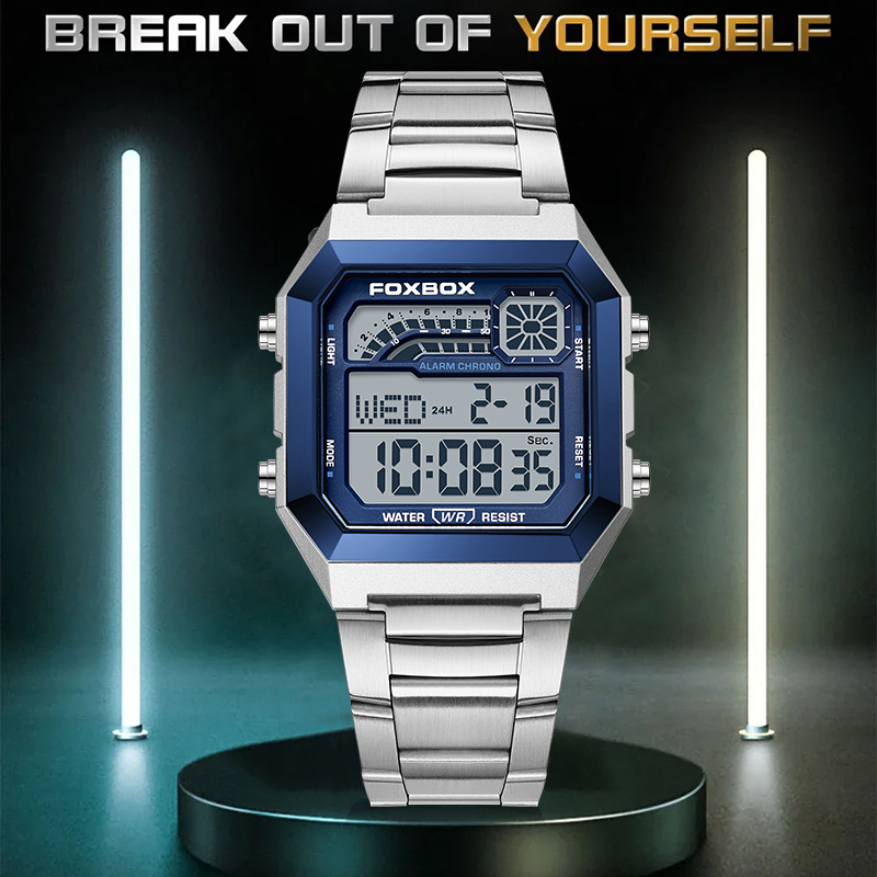 FOXBOX LIGE Fashion Luxury Dig - Luxury Watch Hd 评论和价格
