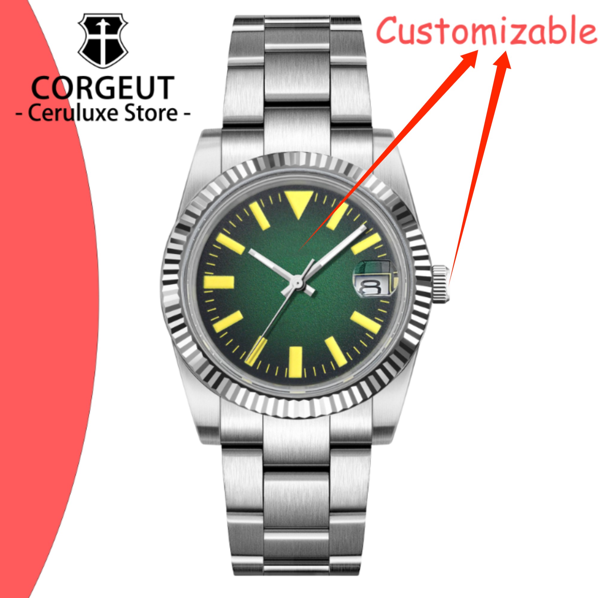Custom Logo 36/39mm New NH35 A - Luxury Watch Logos 评论和价格