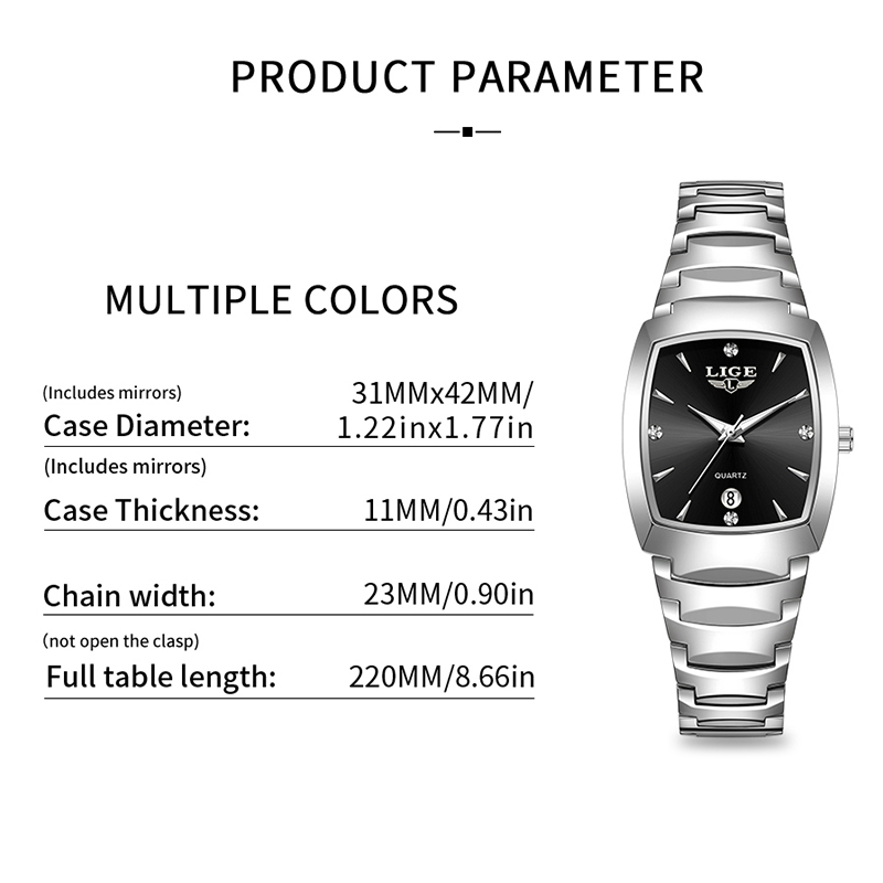 LIGE Watch women Business Luxu - Luxury Watch Usa 评论和价格