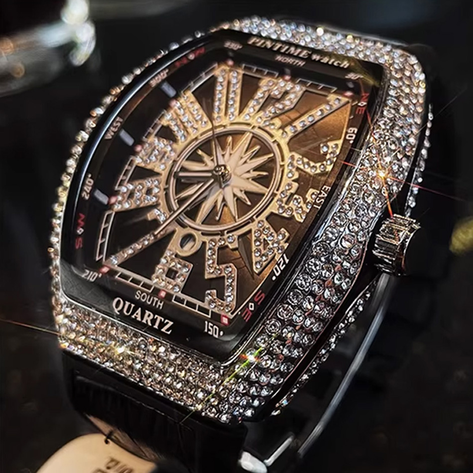 Premium Brand Luxury Diamond W - Luxury Watch White 评论和价格