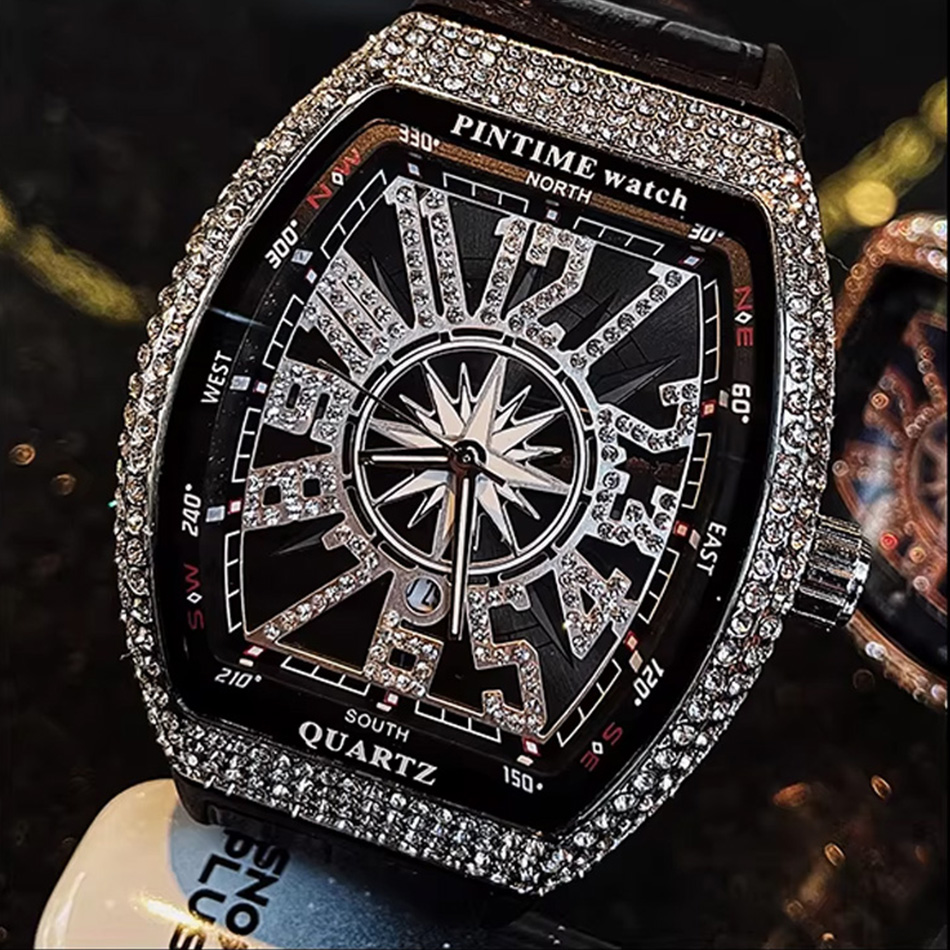 Premium Brand Luxury Diamond W - Luxury Watch White 评论和价格
