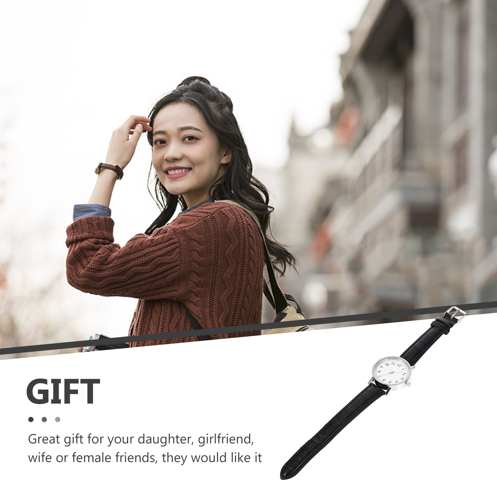 Fashionable Women Quartz Watch - Luxury Watch White 评论和价格