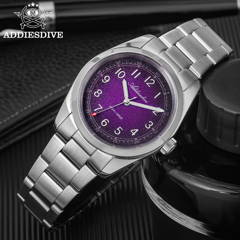 ADDIESDIVE 2026 New Luxury Men - Guilloché Dial Watch 评论和价格