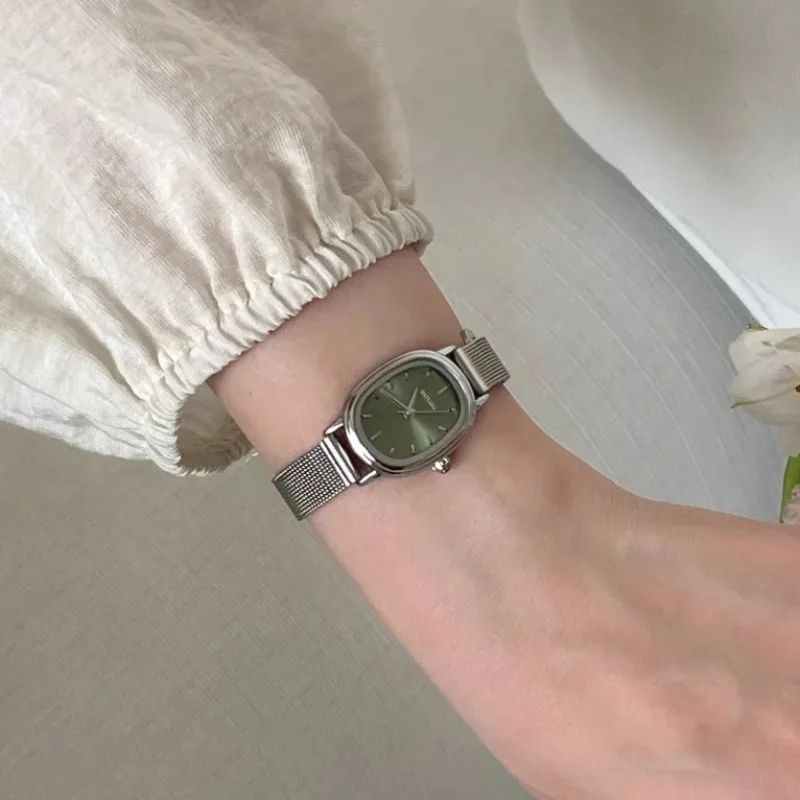 Small Oval Dial Green Watch Si - Quiet Luxury Watch 评论和价格