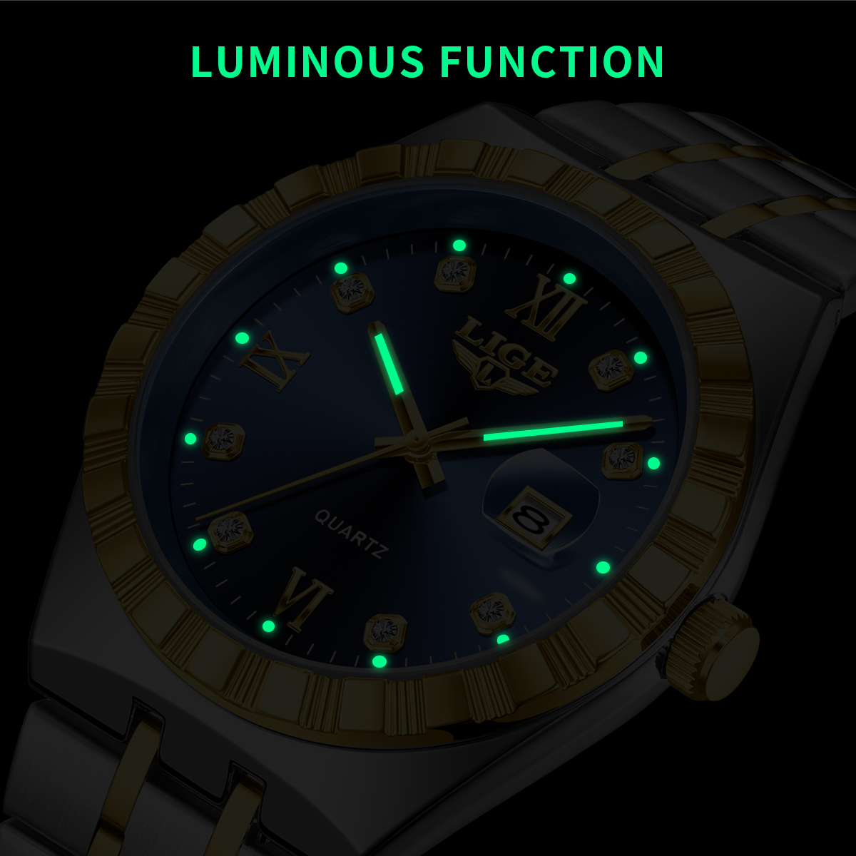 LIGE Business Men Watches Top  - Luxury Watch Logos 评论和价格