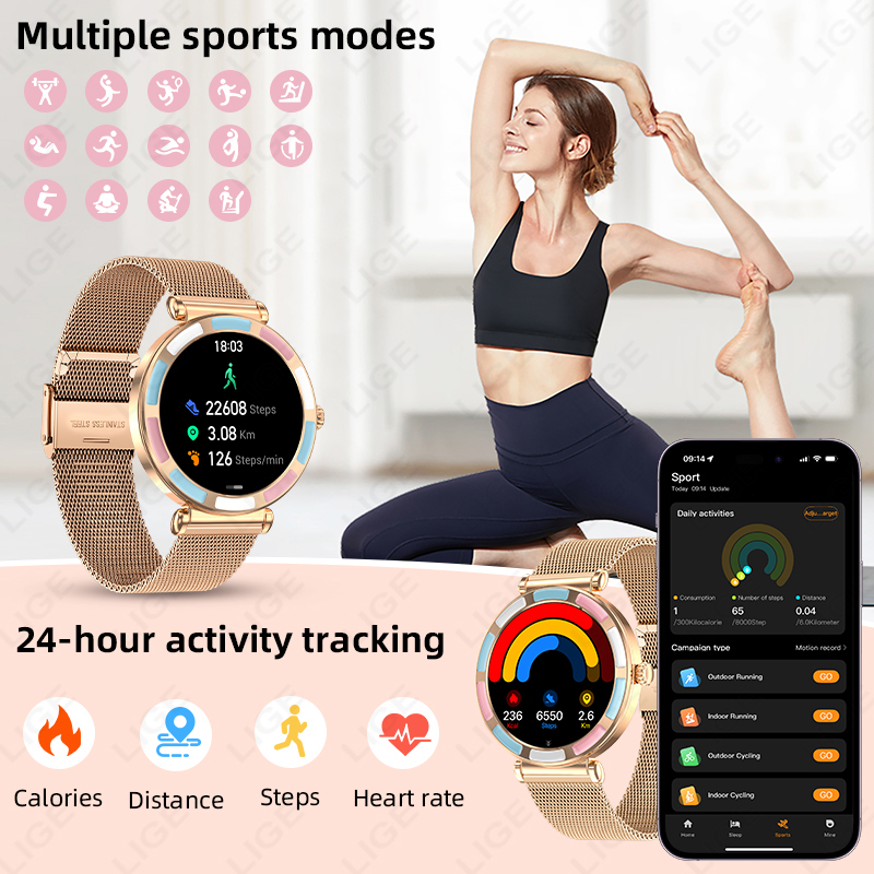 2026 LIGE Luxury Smart Watch F - Luxury Watch Hd 评论和价格