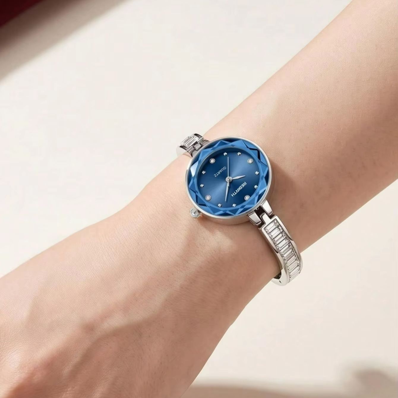 Light Luxury Cut Blue Glass Di - Quiet Luxury Watch 评论和价格